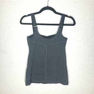 Lululemon Charcoal Gray Adjustable Strap Tank Top Size: 6